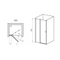 Ravak Chrome - Porte de douche en deux parties CSD2-120, 1175-1205 cm, aluminium brillant/verre transparent 0QVGCC00Z1 Ravak Chrome - Porte de douche en deux parties CSD2-120, 1175-1205 cm, aluminium brillant/verre transparent 0QVGCC00Z1