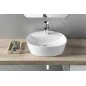 Sapho Lavabos - Lavabo Lugano, diamètre 40,5, cm, avec un trou pour robinet, blanc AR491 Sapho Lavabos - Lavabo Lugano, diamètre 40,5, cm, avec un trou pour robinet, blanc AR491