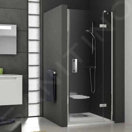 Ravak SmartLine - Porte de douche en deux parties SMSD2-90 A-R, 889-906 mm, droite, chromé/verre clair 0SP7AA00Z1