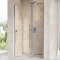 Ravak Chrome - Porte de douche en deux parties CSD2-110, 1075-1105 cm, aluminium brillant/verre transparent 0QVDCC00Z1 Ravak Chrome - Porte de douche en deux parties CSD2-110, 1075-1105 cm, aluminium brillant/verre transparent 0QVDCC00Z1