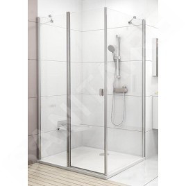 Ravak Chrome - Paroi latérale fixe CPS-100, 980-1000 mm, aluminium brillant/verre transparent 9QVA0C00Z1