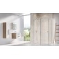 Ravak Chrome - Paroi latérale fixe CPS-100, 980-1000 mm, aluminium brillant/verre transparent 9QVA0C00Z1