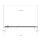 Ravak Chrome - Porte de douche, 775-805 mm, blanc/verre transparent 0QV40100Z1