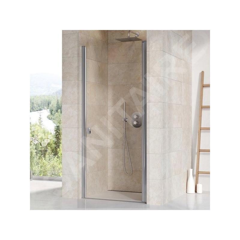 Ravak Chrome - Porte de douche, 875-905 mm, aluminium poli/verre transparent 0QV70C00Z1