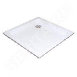 Ravak Kaskada - Receveur de douche Angela LA, 800x800 mm, AntiBac, blanc A014401220