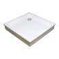 Ravak Kaskada - Receveur de douche Angela LA, 800x800 mm, AntiBac, blanc A014401220