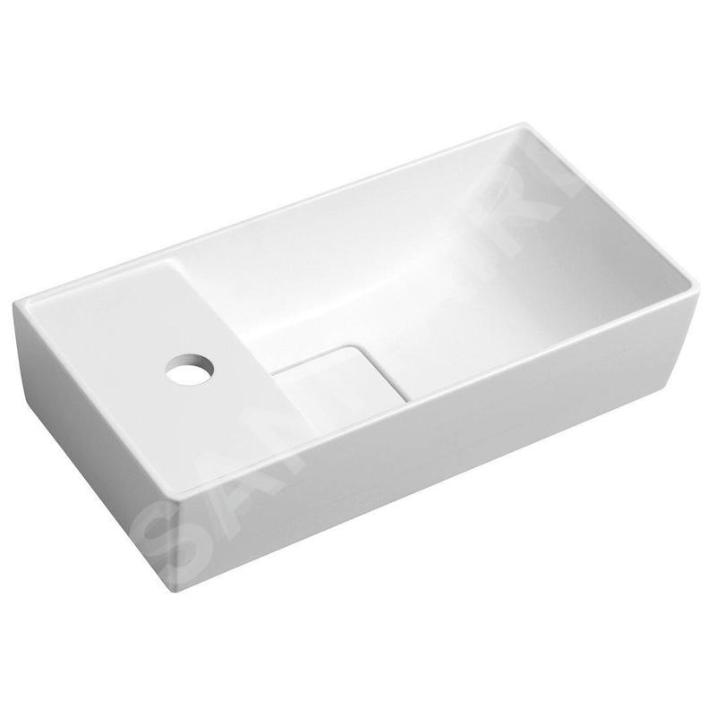 Sapho Small - Lave-mains Maxx 470x240 mm, gauche, blanc MX475