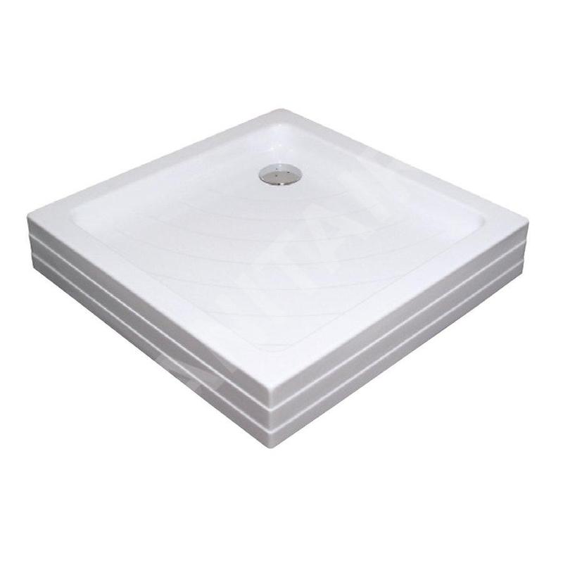 Ravak Kaskada - Receveur de douche Angela PU, 800x800 mm, AntiBac, blanc A004401120