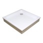 Ravak Kaskada - Receveur de douche Angela PU, 800x800 mm, AntiBac, blanc A004401120