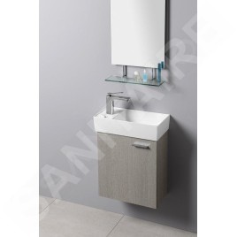 Sapho Small - Lave-mains Maxx 470x240 mm, gauche, blanc MX475