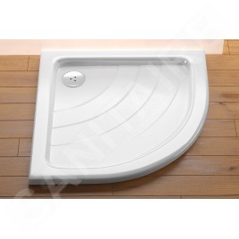 Ravak Kaskada - Receveur de douche Ronda-80 LA, 805x805 mm, AntiBac, blanc A214001220