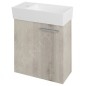 Sapho Small - Lave-mains Maxx 470x240 mm, gauche, blanc MX475