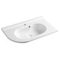 Sapho Pulse - Vasque d’angle 750x450 mm, avec trop-plein, trou pour robinetterie, droit, blanc BM658 Sapho Pulse - Vasque d’angle 750x450 mm, avec trop-plein, trou pour robinetterie, droit, blanc BM658