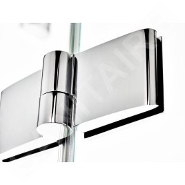 Ravak SmartLine - Porte de douche en deux parties SMSD2-120 B-L, 1199-1216 mm, gauche, chrome/verre transparent 0SLGBA00Z1