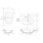 Sapho Pulse - Vasque d’angle 750x450 mm, avec trop-plein, trou pour robinetterie, droit, blanc BM658 Sapho Pulse - Vasque d’angle 750x450 mm, avec trop-plein, trou pour robinetterie, droit, blanc BM658