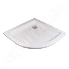 Ravak Kaskada - Receveur de douche Ronda-80 PU, 805x805 mm, AntiBac, blanc A204001120