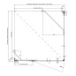 Ravak SmartLine - Paroi de douche SMPS-90 L, 885-900 mm, droite, chrome/verre transparent 9SL70A00Z1 Ravak SmartLine - Paroi de douche SMPS-90 L, 885-900 mm, droite, chrome/verre transparent 9SL70A00Z1