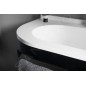 Sapho Pulse - Vasque d’angle 750x450 mm, avec trop-plein, trou pour robinetterie, droit, blanc BM658 Sapho Pulse - Vasque d’angle 750x450 mm, avec trop-plein, trou pour robinetterie, droit, blanc BM658
