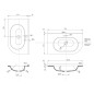 Sapho Pulse - Vasque d’angle 750x450 mm, avec trop-plein, trou pour robinetterie, version gauche, blanc BM752