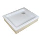 Ravak Kaskada - Receveur de douche Aneta LA , 755x905 mm, AntiBac, blanc A003701220