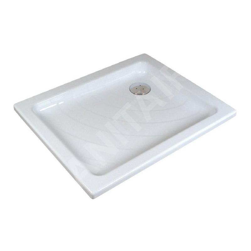 Ravak Kaskada - Receveur de douche Aneta EX, 755x905 mm, AntiBac, blanc A003701320