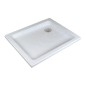 Ravak Kaskada - Receveur de douche Aneta EX, 755x905 mm, AntiBac, blanc A003701320