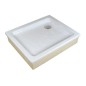 Ravak Kaskada - Receveur de douche Aneta EX, 755x905 mm, AntiBac, blanc A003701320