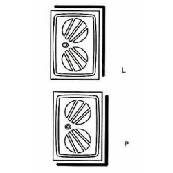 Ravak Galaxy Pro - Panneau frontal SET R, pour receveur 1000 x 800 mm, droit, blanc XA83AP01010