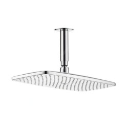 Hansgrohe Raindance New - Douche de tête E 360 Air 1 jet avec arrivée depuis le plafond 100 mm, EcoSmart, chrome 26604000