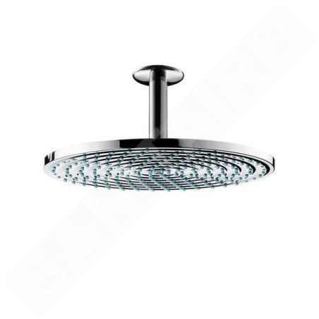 Hansgrohe Raindance - Douche de tête S 240 Air 1jet EcoSmart 9 l/min avec arrivée depuis le plafond 100 mm, chrome 27463000