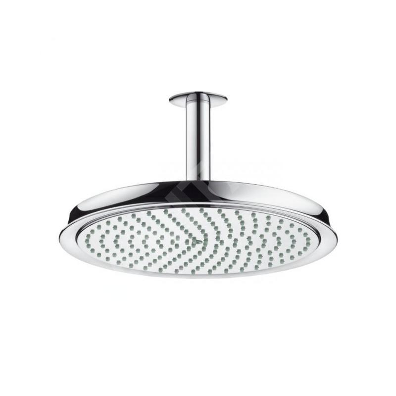Hansgrohe Raindance Classic - Douche de tête 240 Air, 1 jet avec amenée par plafond de 100 mm, chrome 27405000