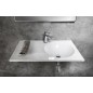 Sapho Juno - Lavabo 1000x150x470 mm, sans trop-plein, trou de robinetterie à gauche, blanc JU102 Sapho Juno - Lavabo 1000x150x470 mm, sans trop-plein, trou de robinetterie à gauche, blanc JU102