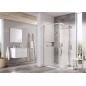Ravak Blix - Cabine de douche Slim BLSRV2-90, 900x900 mm, inox brillant/verre transparent X1LM70C00Z1