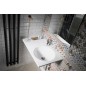 Sapho Juno - Lavabo 1000x150x470 mm, sans trop-plein, trou de robinetterie à gauche, blanc JU102 Sapho Juno - Lavabo 1000x150x470 mm, sans trop-plein, trou de robinetterie à gauche, blanc JU102