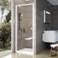 Ravak Pivot - Porte de douche pivotante PDOP1-80, 761-811 mm, noir/verre 03G40300Z1