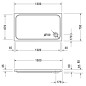 Duravit D-Code - Receveur de douche 1300x750 mm, blanc alpin 720098000000000