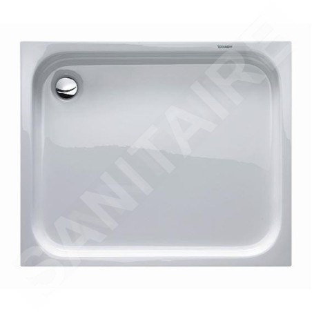 Duravit D-Code - Receveur de douche 1000x800 mm, Antislip, blanc alpin 720106000000001