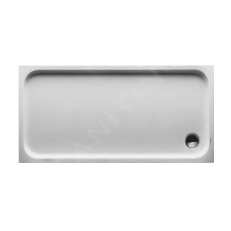 Duravit D-Code - Receveur de douche 1500x750 mm, Antislip, blanc alpin 720099000000001