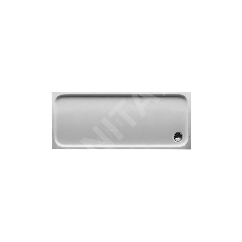 Duravit D-Code - Receveur de douche 1700x700 mm, Antislip, blanc alpin 720096000000001