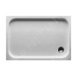 Duravit D-Code - Receveur de douche 1200x800 mm, Antislip, blanc alpin 720113000000001