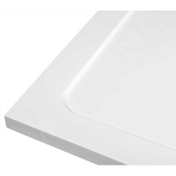 Aqualine Receveurs - Receveur de douche TECMI 1000x700x30 mm, blanc PQ10070