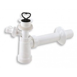 Novaservis Siphons - Siphon de lavabo avec sortie de machine à laver, plastique 422,PP