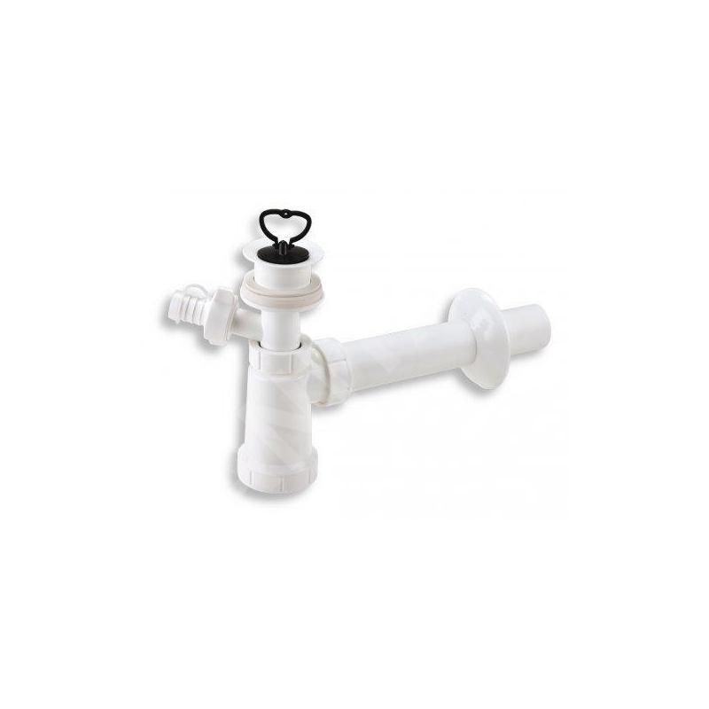 Novaservis Siphons - Siphon de lavabo avec sortie de machine à laver, plastique 422,PP Novaservis Siphons - Siphon de lavabo avec sortie de machine à laver, plastique 422,PP