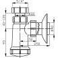 Novaservis Siphons - Siphon bassin mère, plastique 430,P Novaservis Siphons - Siphon bassin mère, plastique 430,P