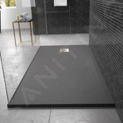 Ideal Standard Ultra Flat S - Receveur de douche 1200x1000 mm, gris béton K8232FS