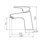 Novaservis Titania Pure - Mitigeur de lavabo, chrome 90301/1,0