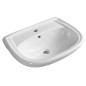 Aqualine Céramique - Lavabo 560x440 mm, avec trop-plein, trou pour robinet, blanc 17561 Aqualine Céramique - Lavabo 560x440 mm, avec trop-plein, trou pour robinet, blanc 17561