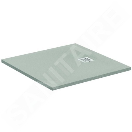 Ideal Standard Ultra Flat S - Receveur de douche 900x900 mm, gris béton K8215FS