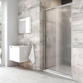 Ravak Blix - Porte de douche, 1170-1210 mm, aluminium brillant/verre Grape 0PVG0C00ZG