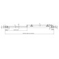 Ravak Blix - Porte de douche, 1170-1210 mm, satin/verre Grape 0PVG0U00ZG Ravak Blix - Porte de douche, 1170-1210 mm, satin/verre Grape 0PVG0U00ZG